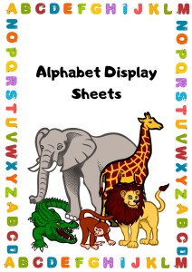 alphabet printable sheets