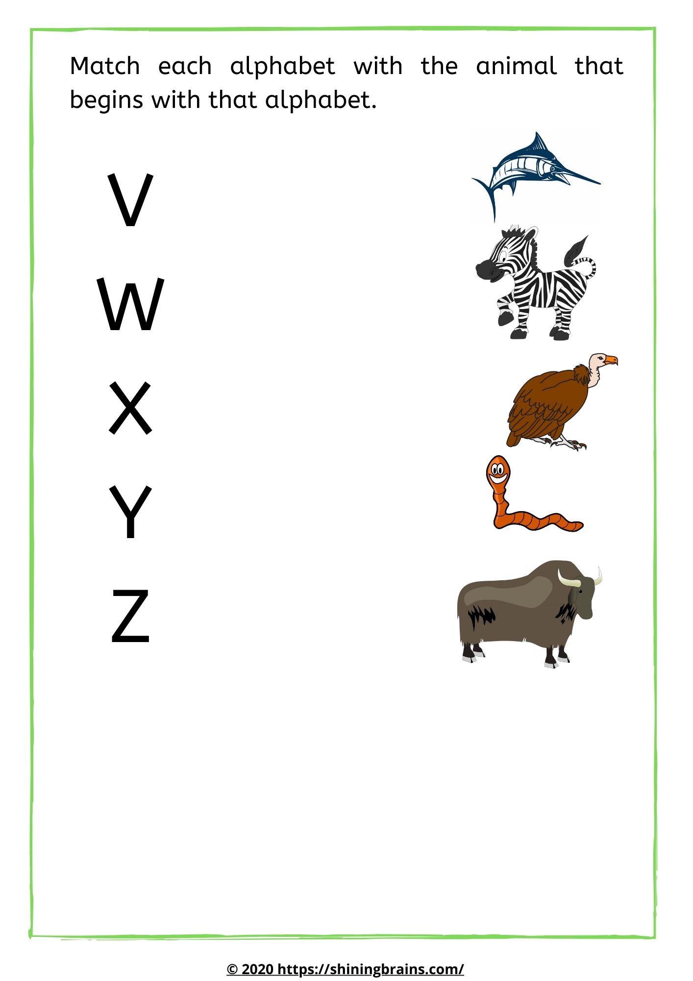 Alphabet Worksheets for kids | Alphabet Free Activities for
