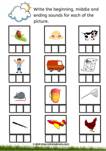 kindergarten free worksheets cvc words activities