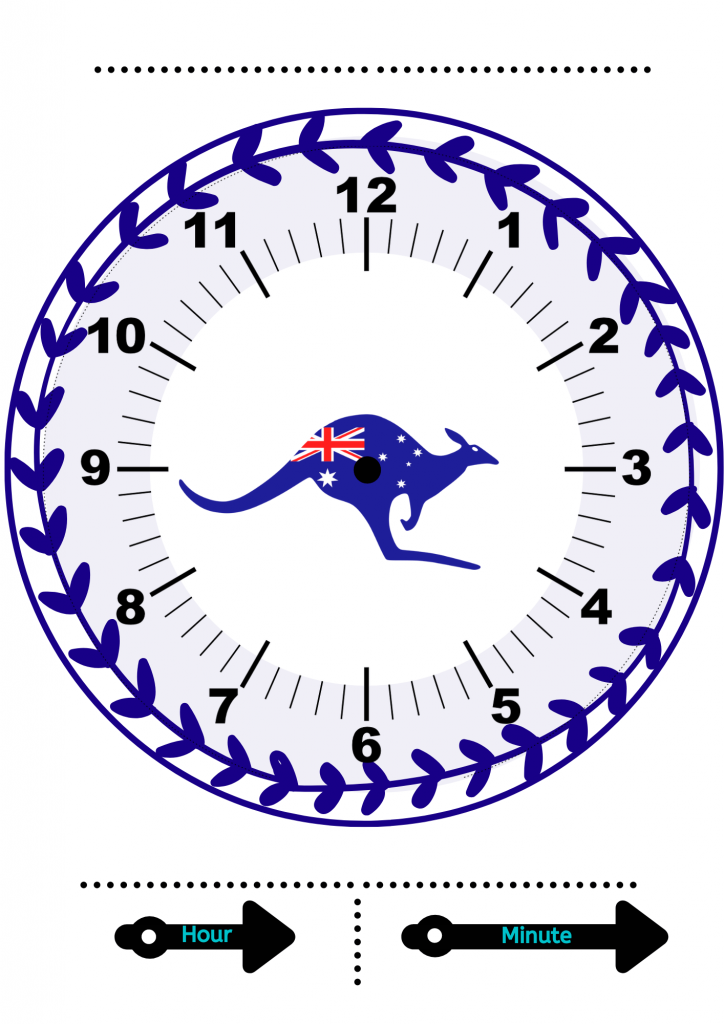 Clock Activities Free Printable Learning Clocks DIY Cardboard Clock
