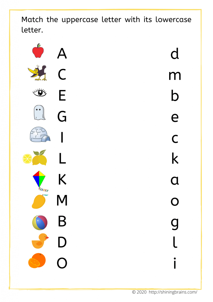 Alphabet Worksheets for kids | Alphabet Free Activities - Foundation