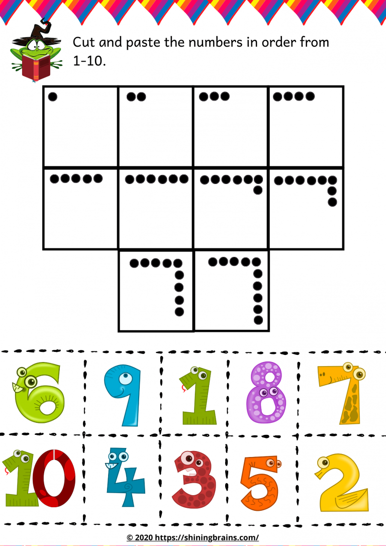 Kindergarten Math Worksheets pdf Number worksheets