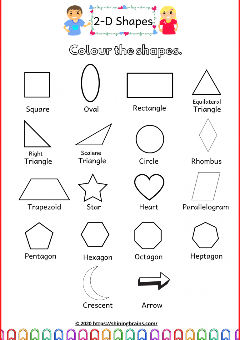 2d shapes worksheets free printables shiningbrainscom