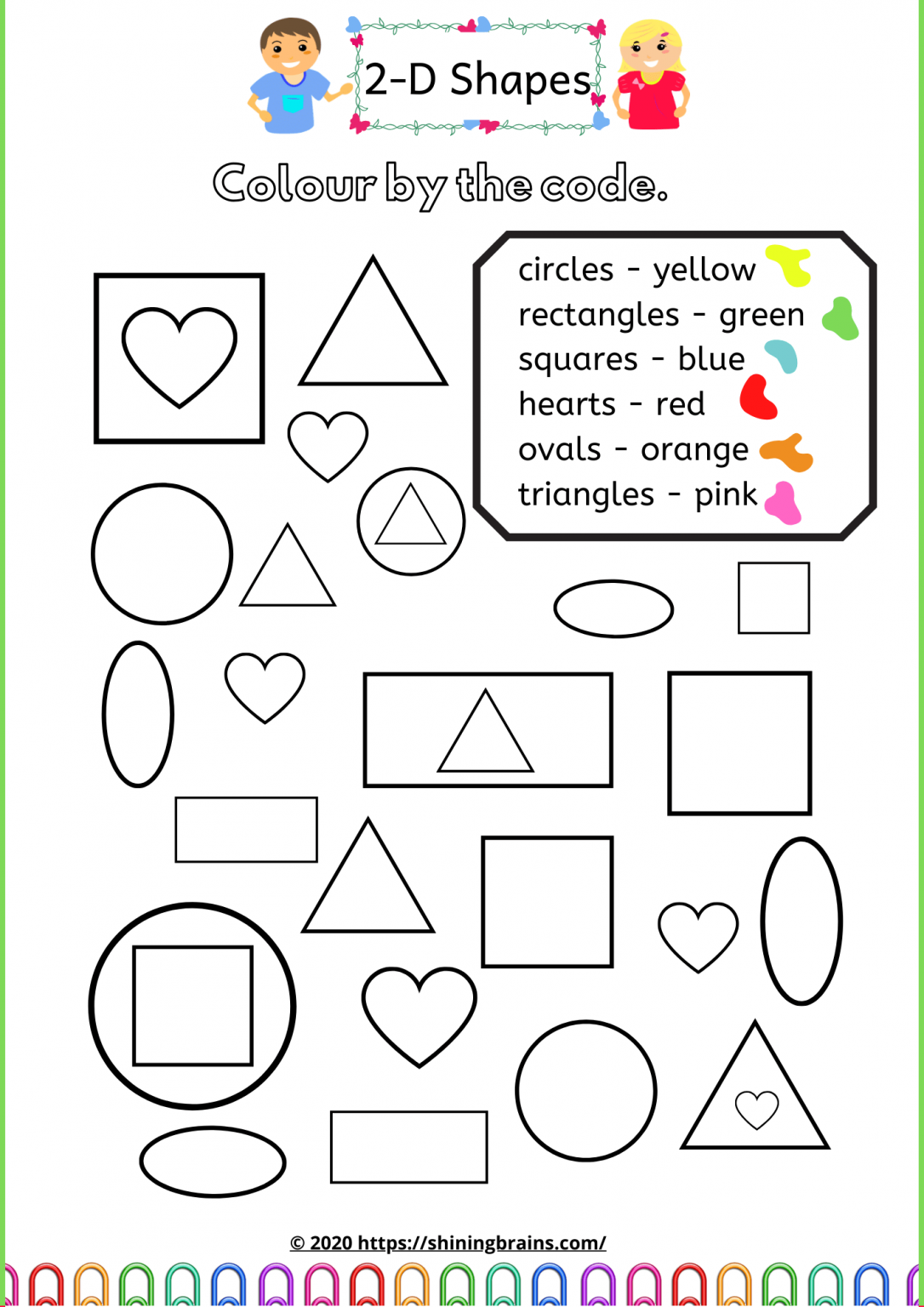 2d shapes worksheets free printables shiningbrainscom