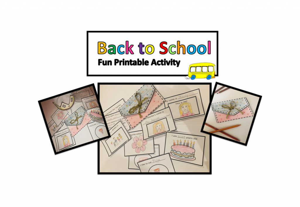 All about me and Back to school Activities