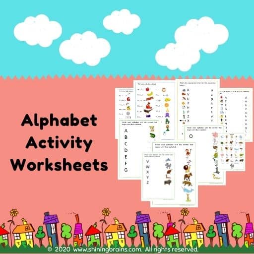 Alphabet Worksheets For Kids Alphabet Free Activities For Kindergarten Year 1