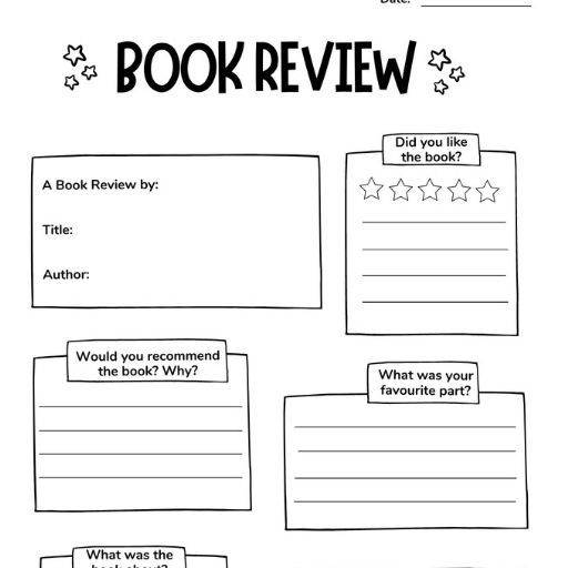 how to do a book review template