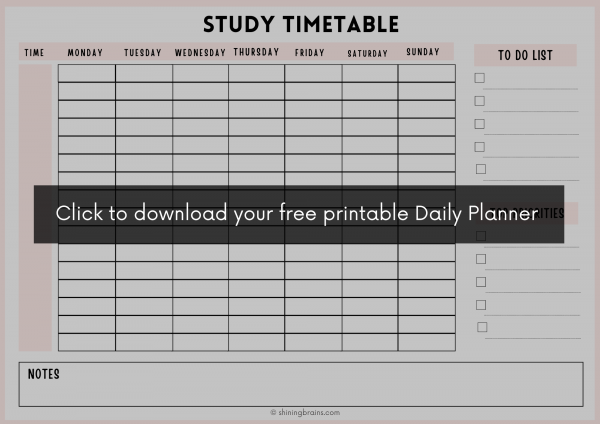 best-study-timetable-for-students-at-home-shining-brains