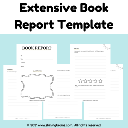 How To Write A Book Report + FREE Printable Template for Kids