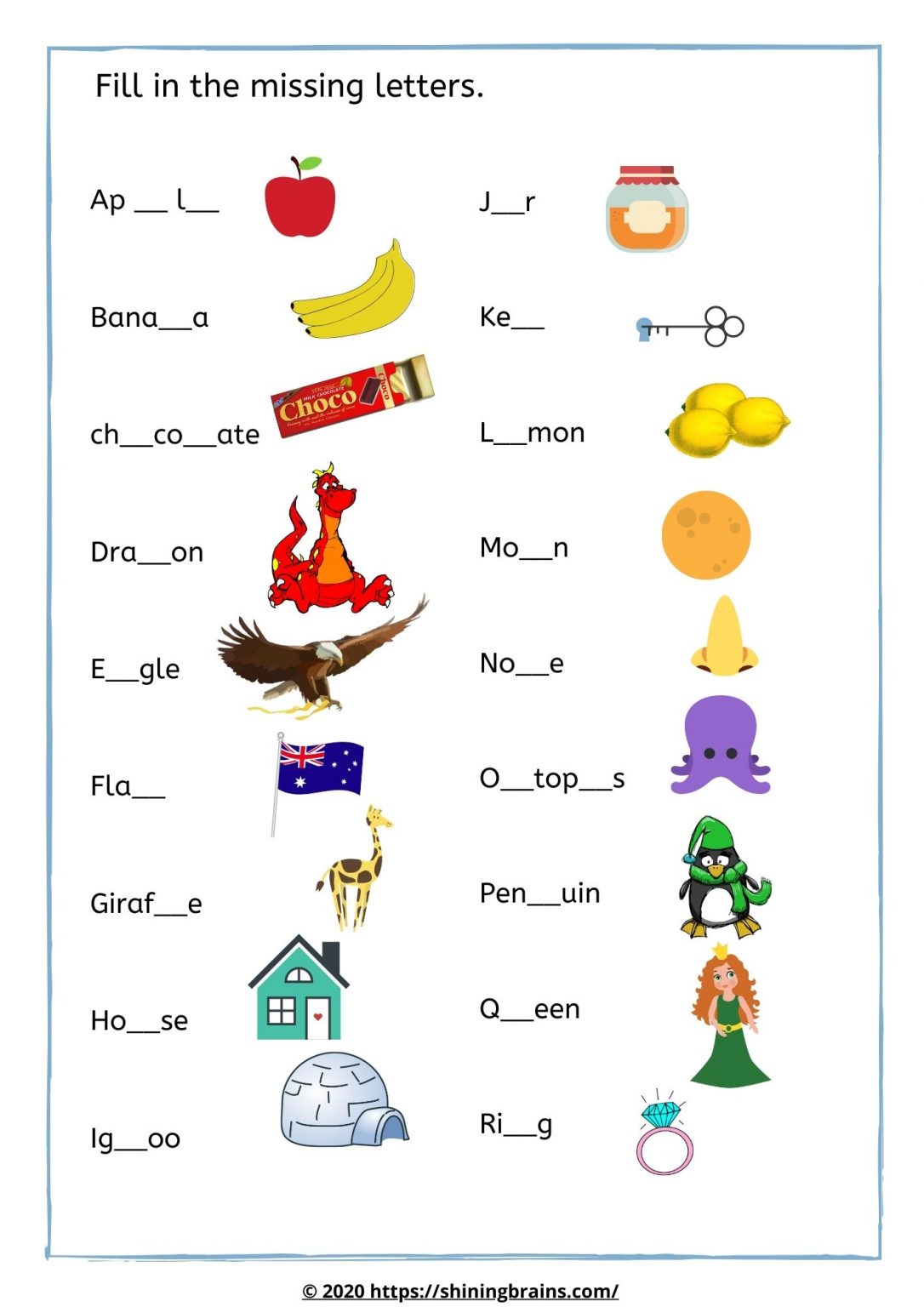 Alphabet Worksheets For Kids Free ABC Kindergarten Worksheets