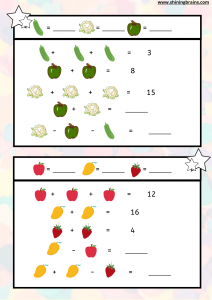 Free Maths Worksheets for Grade 1 Kids | Addition for class 1