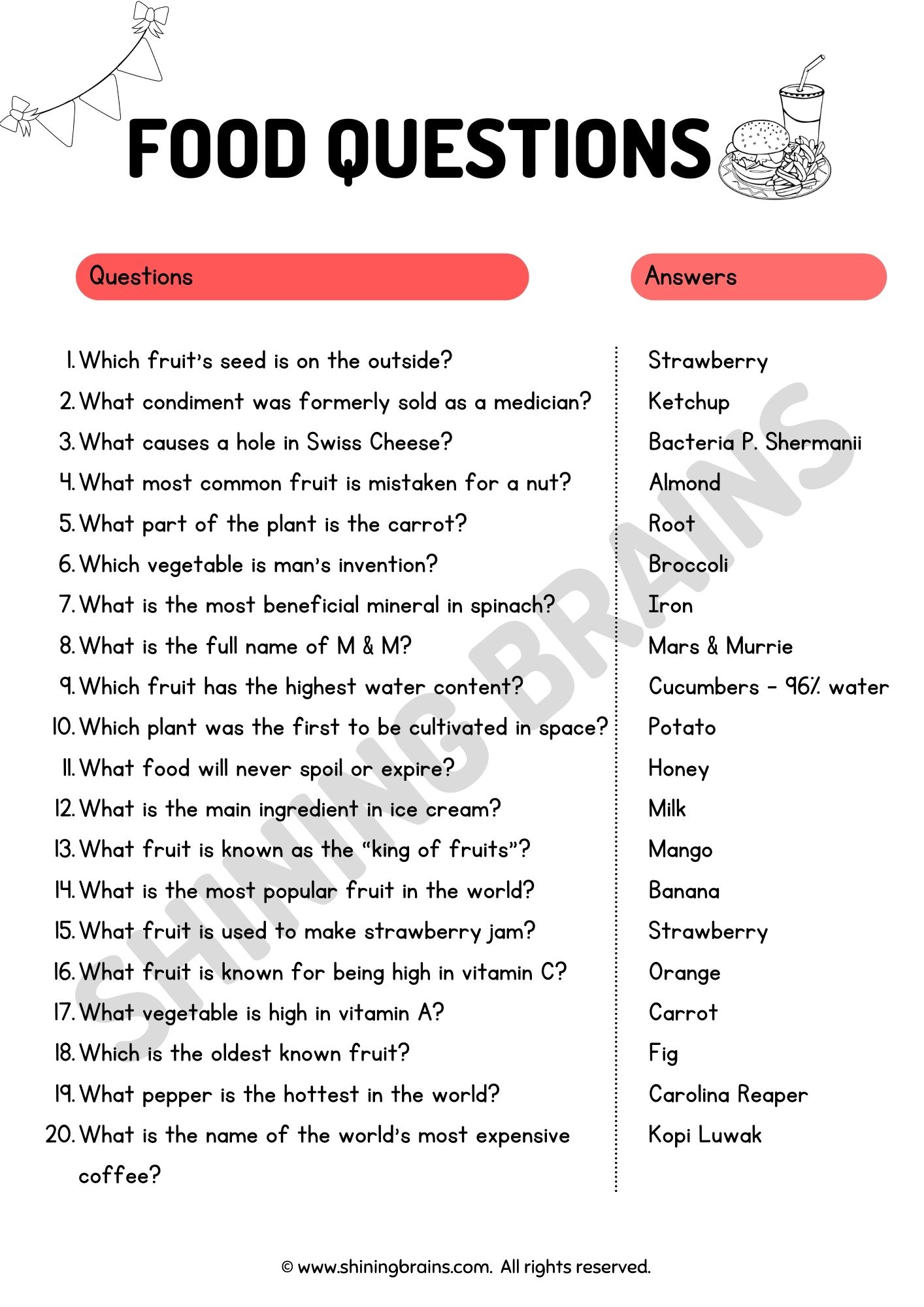 150 Best Quiz Questions For Kids With Answers Fun Trivia