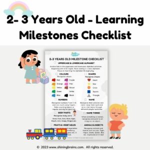 2 to 3 years old learning miletone checklist | 2 to 3 years old toddler milestones