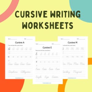 Cursive Letters - Cursive letters worksheets a-z