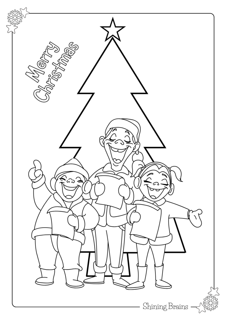 Christmas Carols coloring pages | Colouring