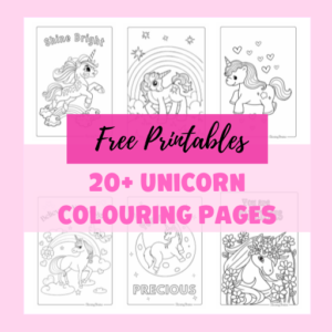 Unicorn Colouring Pages