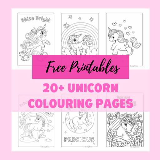 Colouring Pages Of Unicorns 